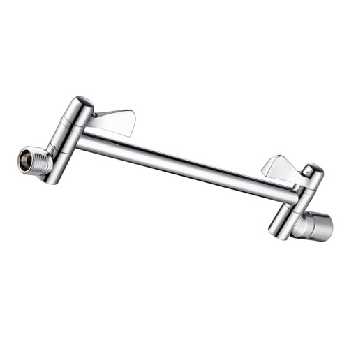 5Sets Bathroom Shower Arm Extension Adjustable Stainless Steel Silver
