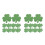 80Pcs Shamrock Cutouts for St Patrick's Day DIY Wall Decor 6