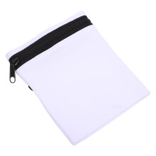 2Pcs White Elastic Phone Armband Breathable Sports Arm Bag for Running
