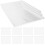 200Pcs Transparent Running Bib Protector Waterproof PVC Bib Organizer 1