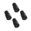 4Pcs Black Metal Microscope Eyepiece High Magnification for Daily Use 3