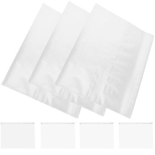 200Pcs Transparent Running Bib Protector Waterproof PVC Bib Organizer 2