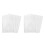 200Pcs Transparent Running Bib Protector Waterproof PVC Bib Organizer 4