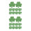 80Pcs Shamrock Cutouts for St Patrick's Day DIY Wall Decor 4