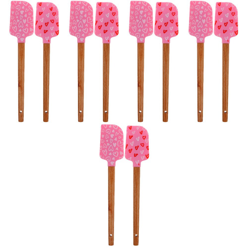 10Pcs Small Silicone Spatulas Cake Set for Baking Use 2