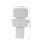 16Pcs White Plastic Water Drain Plug Adapter for Dispenser and Sink 9