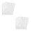 200Pcs Transparent Running Bib Protector Waterproof PVC Bib Organizer 8