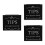 3Pcs Transparent Black Acrylic Tip Boxes for Party Tips and Donations 4
