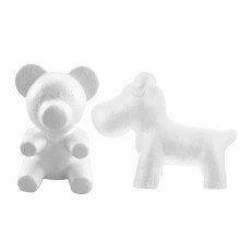 2 Count Puppy Model Embryo Child Bear Shape Decorative Models Diy