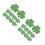 80Pcs Shamrock Cutouts for St Patrick's Day DIY Wall Decor 8
