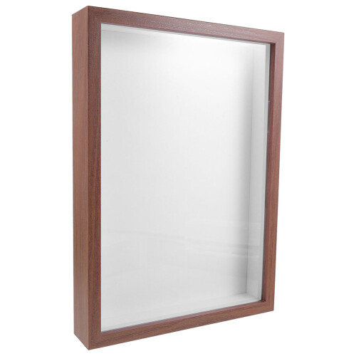 3Pcs Multi Color Shadow Box Display Frame Wooden Dried Flower Holder