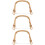 3Pcs Ergonomic Wood Kettle Handles Light -Resistant Grip 7