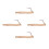 4Pcs Hammer Handle Replacement Wooden Tool Grip for DIY and Workshop 2