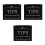 3Pcs Transparent Black Acrylic Tip Boxes for Party Tips and Donations 8