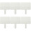 6Pcs White Handheld Dry Erase Answer Paddles Melamine Classroom Use 4