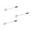 3Pcs Lightweight Aluminum Blind Rod for Easy Pulling and Curtain Use 7
