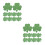 80Pcs Shamrock Cutouts for St Patrick's Day DIY Wall Decor 9