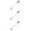 3Pcs Lightweight Aluminum Blind Rod for Easy Pulling and Curtain Use 8