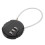 4Pcs Black Zinc Alloy 3 Digit Lock Number Code Suitcase Luggage Lock 3