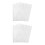 200Pcs Transparent Running Bib Protector Waterproof PVC Bib Organizer 5