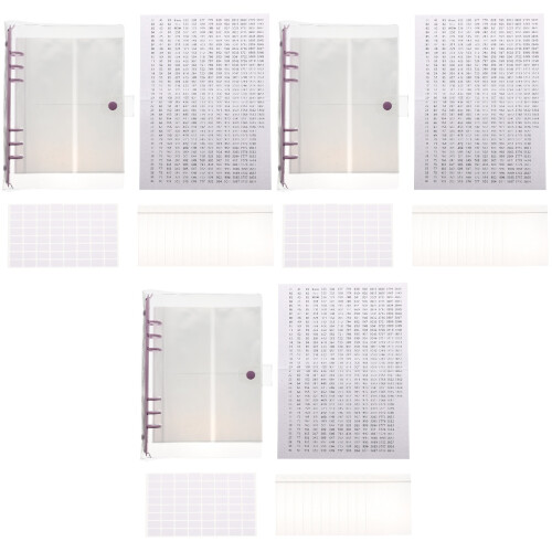3Sets Durable Purple Diamond Dotting Accessories Storage Organizer 2