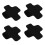4Pcs Removable Black Sponge Shoulder Strap Pads for Comfortable Carry 8