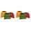 2Pcs Ultralight Swim Bouy Float Dry Compartment 2