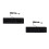 2Pcs Ergonomic Mechanical Keyboard Backlit USB Black ABS for Gaming 3