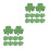 80Pcs Shamrock Cutouts for St Patrick's Day DIY Wall Decor 7