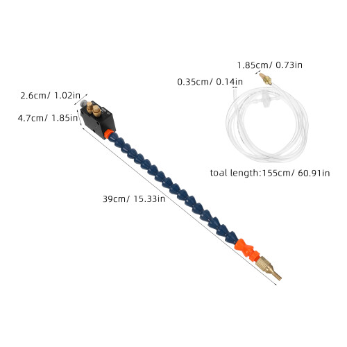 Flexible Coolant Spray Hose Aluminum Machine Tool Cooling Nozzle 1
