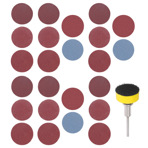 200Pcs Durable Abrasive Sandpaper Discs Assorted Grits for Rotary Tool 2