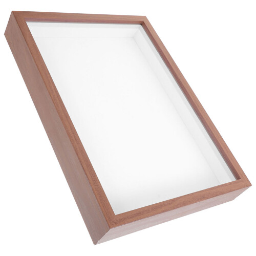 3Pcs Multi Color Shadow Box Display Frame Wooden Dried Flower Holder 2