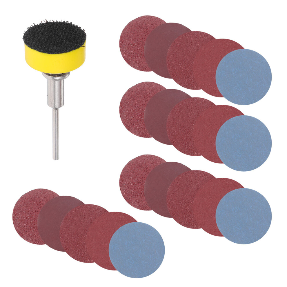 200Pcs Durable Abrasive Sandpaper Discs Assorted Grits For Rotary Tool 3631600242162