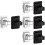 8Pcs ABS Bathroom Shower Head Holder Adjustable No-Drill Bracket 4