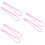 6Pcs Rope Threaders Soft Rosy Plastic Drawstring Band DIY Wearers 8