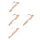 4Pcs Hammer Handle Replacement Wooden Tool Grip for DIY and Workshop 4