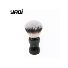 (As show, One size) YAQI Night Emerald 26mm Synthetic Hair Resin Handle Men Wet Shaving Brush