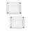 2Pièces Support Ordinateur Portable Portable Design Ergonomique 7
