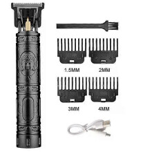 (As show, 067-Barber) Portable Shaver Barber Cordless Electric Hair Cutting Machine USB Fast Charging Hair Trimmer Vintage Hair Clipper For Hairdresse