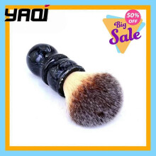 (As show, One size) Yaqi 24MM Shaving Brush Resin Handle Nylon For Mens Cleaning Beard Professional Barber Face Clearance Yaqi Shaving Brush Mens's