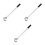 3Pcs Lightweight Aluminum Blind Rod for Easy Pulling and Curtain Use 9