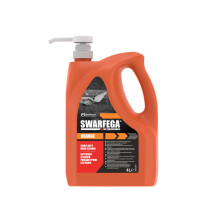 GENERIC Swarfega Orange Hand Wash, Solvent-Free Heavy Duty Hand Cleaner with Natural Scrub and Moisturisers, Gentle on Skin 4L Cartridge
