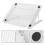 2Pièces Support Ordinateur Portable Portable Design Ergonomique 8