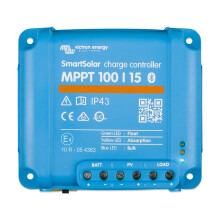 Victron Energy SmartSolar MPPT Solar Charge Controller (Bluetooth) - MPPT Charge Controller for Solar Panels - 100V 15 amp 12/24-Volt