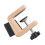 3Pcs Guitar Neck Rest Pad Brown ABS Iron for String Instruments Repair 2