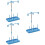3Sets Plastic Thread Rack Sky-Blue for Sewing Machine Thread Control 6