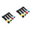 8Pcs Black Cymbal Mute Belt Drum Accessory Polyester Noise Reducer 6