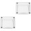 2Pièces Support Ordinateur Portable Portable Design Ergonomique 3