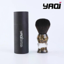(As show, One size) Shaving Brush Yaqi DEEP STONES 24mm Synthetic Hair Resin Handle Men Wet Shaving Brush