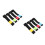 8Pcs Black Cymbal Mute Belt Drum Accessory Polyester Noise Reducer 3